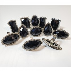 Кольца стекло безразмерное (уп-12шт) (1шт-16грн)