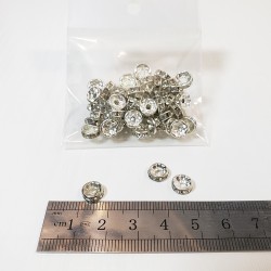 Стразы 6мм (упк.50шт)(бел)