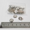 Стразы 10мм (упк.50шт)(бел) 