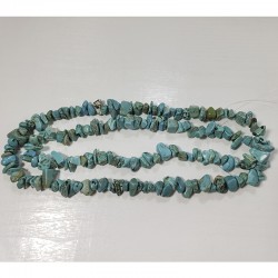 Крошка крупная бирюза 90см