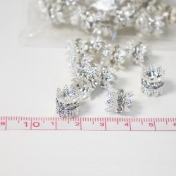 Стразы корона 10мм (упк.50шт)(бел)