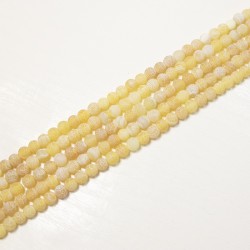 Агат морозный 6мм (нить +-34см)(жел)