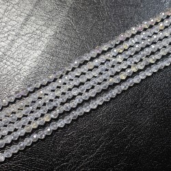 Стекло шар мелкая грань 4мм (нить+-37см)