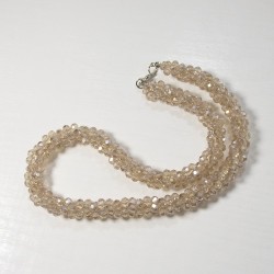 Бусы жгут стекло 6мм (шамп)