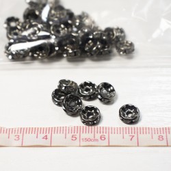 Стразы 8мм (упк.50шт)(чер) 
