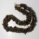 Бусы жгут крошка тигровый глаз