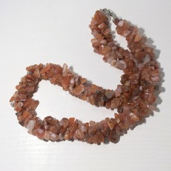 Бусы жгут крошка сердолик